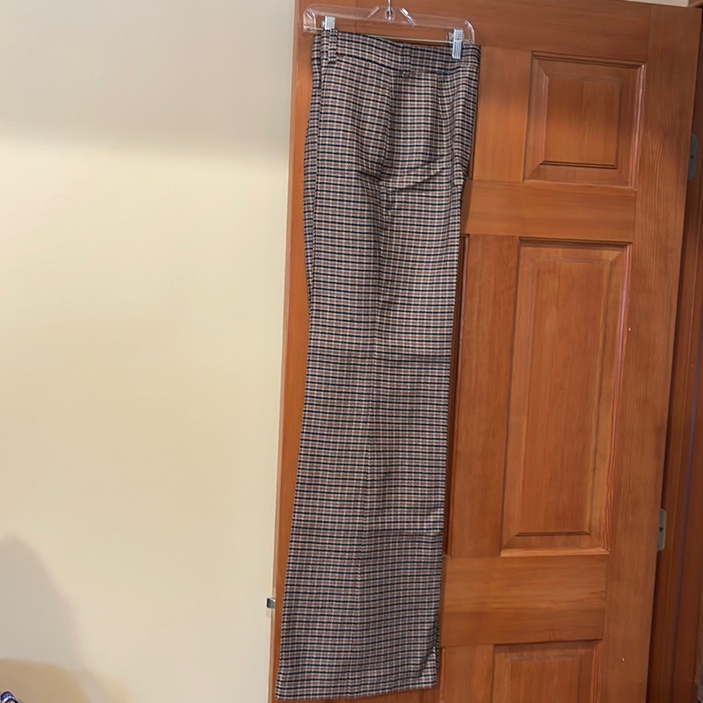 NWOT Victoria Beckham stunning stunning wool houndstooth slacks.